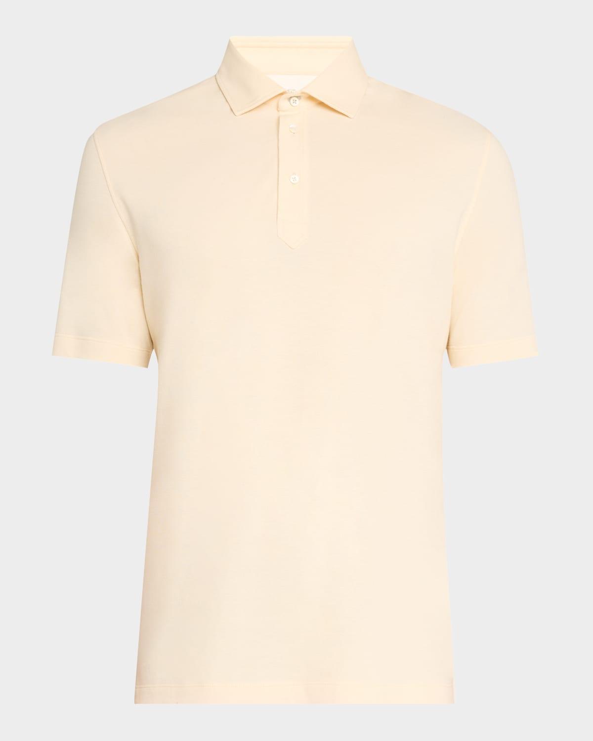 Mens Slim Cotton Polo Shirt Product Image