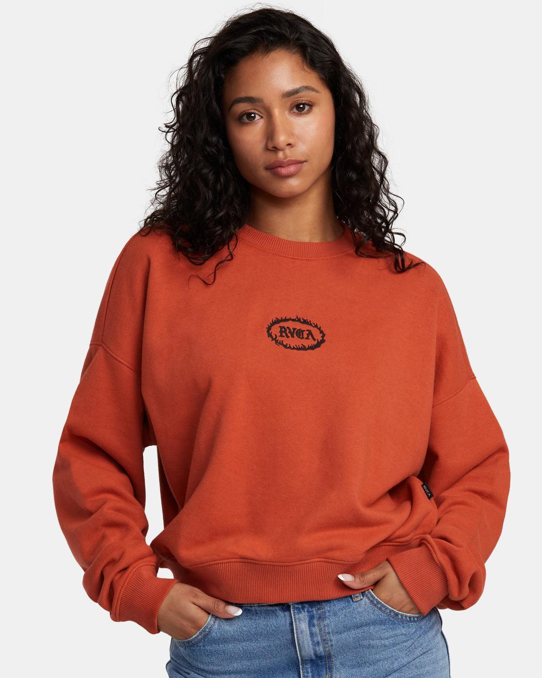 Court Crew Sweatshirt - Hot Sauce Product Image