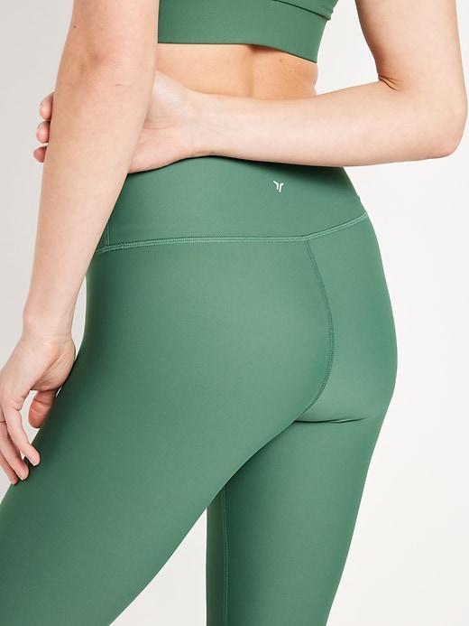 High-Waisted PowerSoft Crop Leggings Product Image