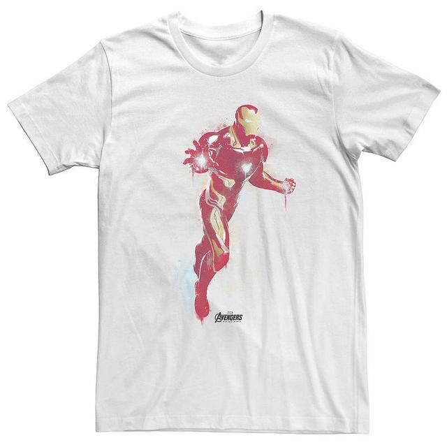 Mens Marvel Avengers: Endgame Iron Man Spray Painted Tee Product Image