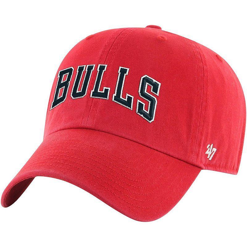 Mens 47 Chicago Bulls Core Wordmark Clean Up Adjustable Hat Product Image