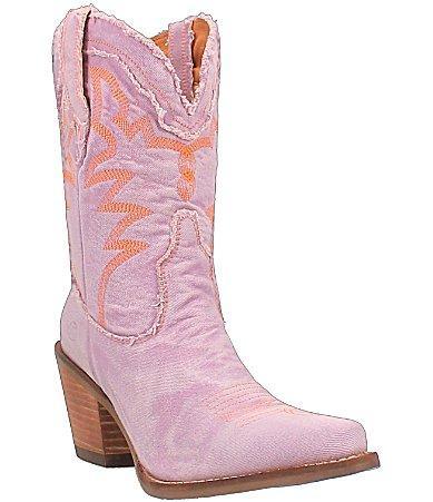 Dingo Yall Need Dolly Denim Western Mid Boots Product Image