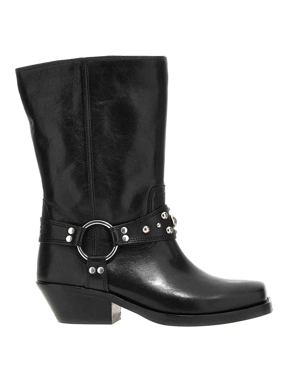 ISABEL MARANT Antya Ankle Boots In Black Product Image