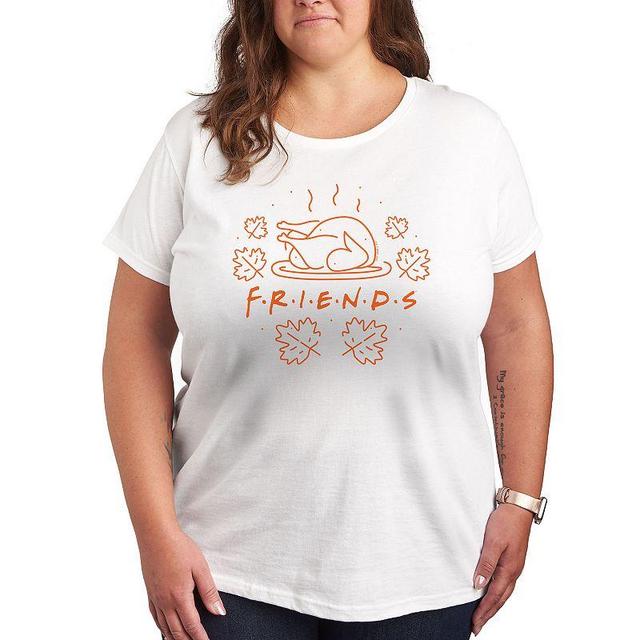 Plus Friends Logo With Turkey Graphic Tee, Womens Product Image