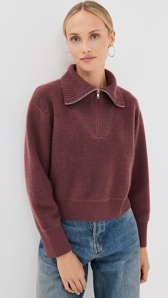 Sablyn Tinsley Cashmere Half Zip Pullover | Shopbop Product Image