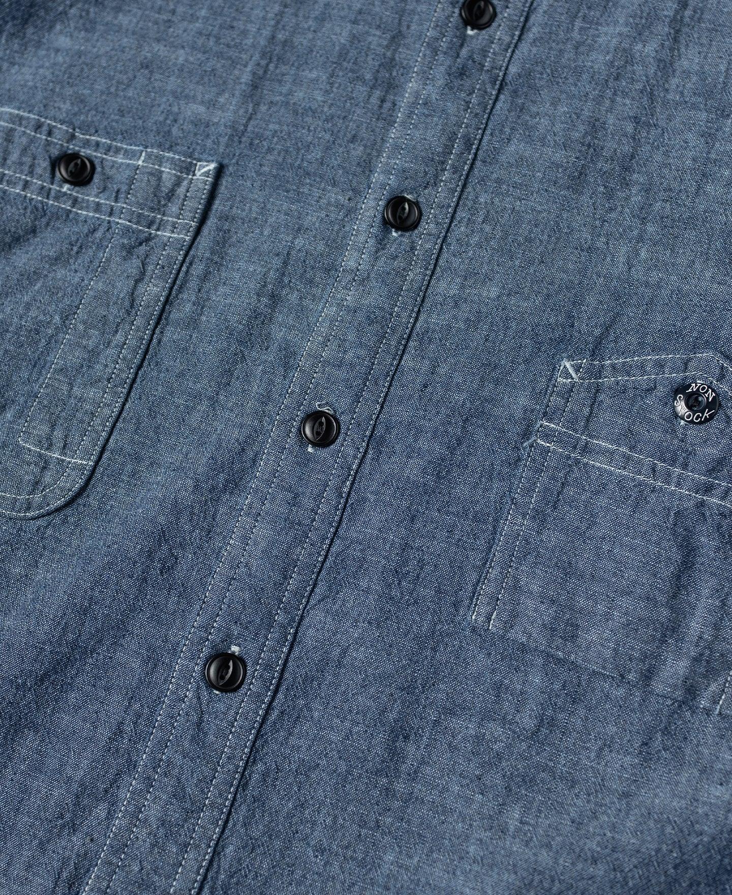 1943 Slub Cotton Chambray Work Shirt Product Image