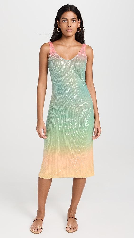 Dur Doux Ombre Sequins Midi Dress | Shopbop Product Image