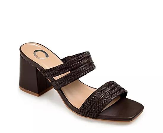 Journee Collection Natia Womens Block Heel Sandals Product Image