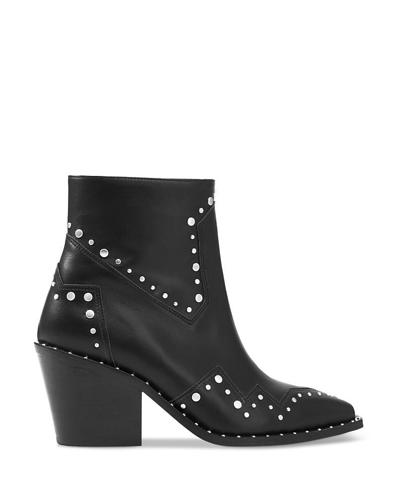 The Kooples Womens Santiag Studded Ankle Booties Product Image