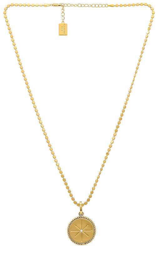 MIRANDA FRYE Paisley Chain With Reese Charm Necklace Product Image