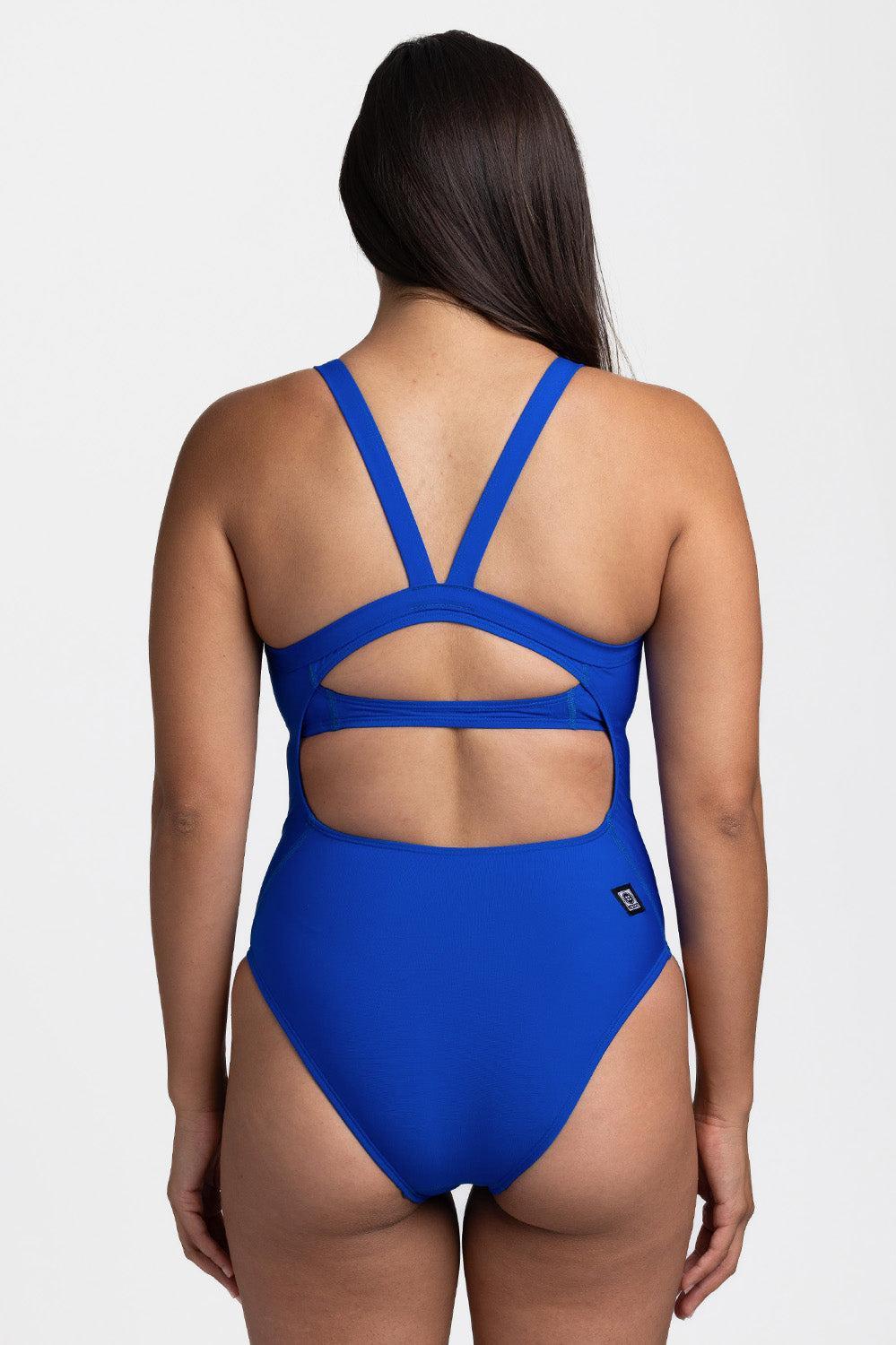 Caroline Swim Onesie - Blueberry Female Product Image