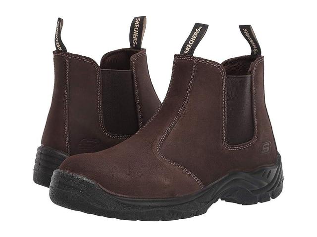 SKECHERS Work Tapter Steel Toe Men's Shoes Product Image