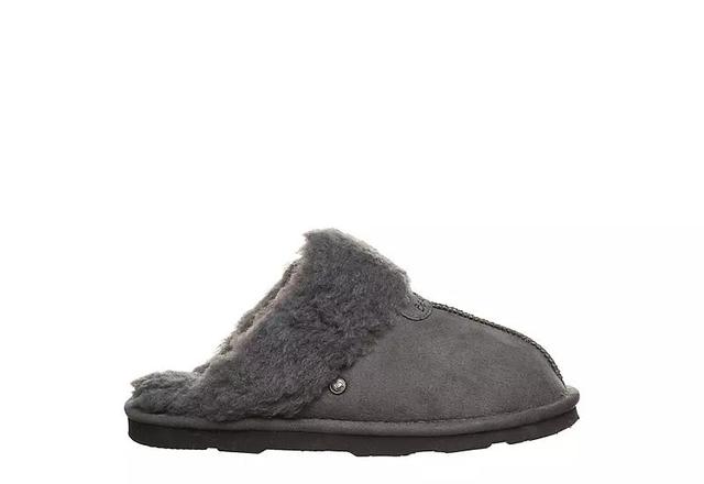 Bearpaw Loki Womens Vegan Scuff Slippers Grey Product Image