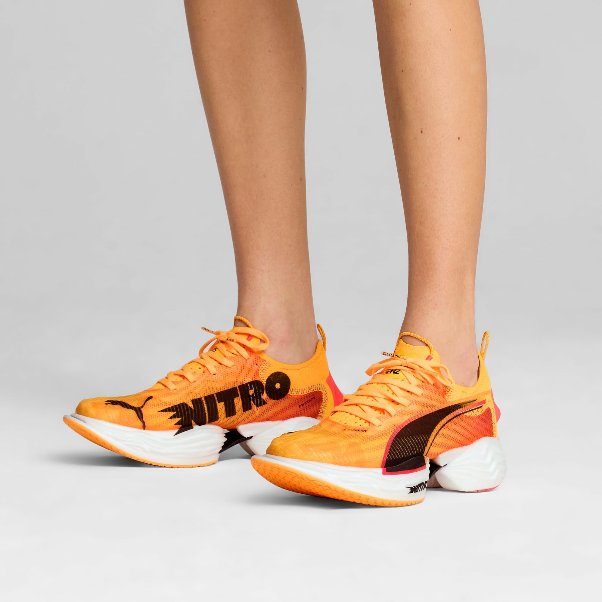 PUMA FAST-R NITROâ¢ Elite 2 Women's Running Shoes in Sun Stream/Sunset Glow/White Product Image