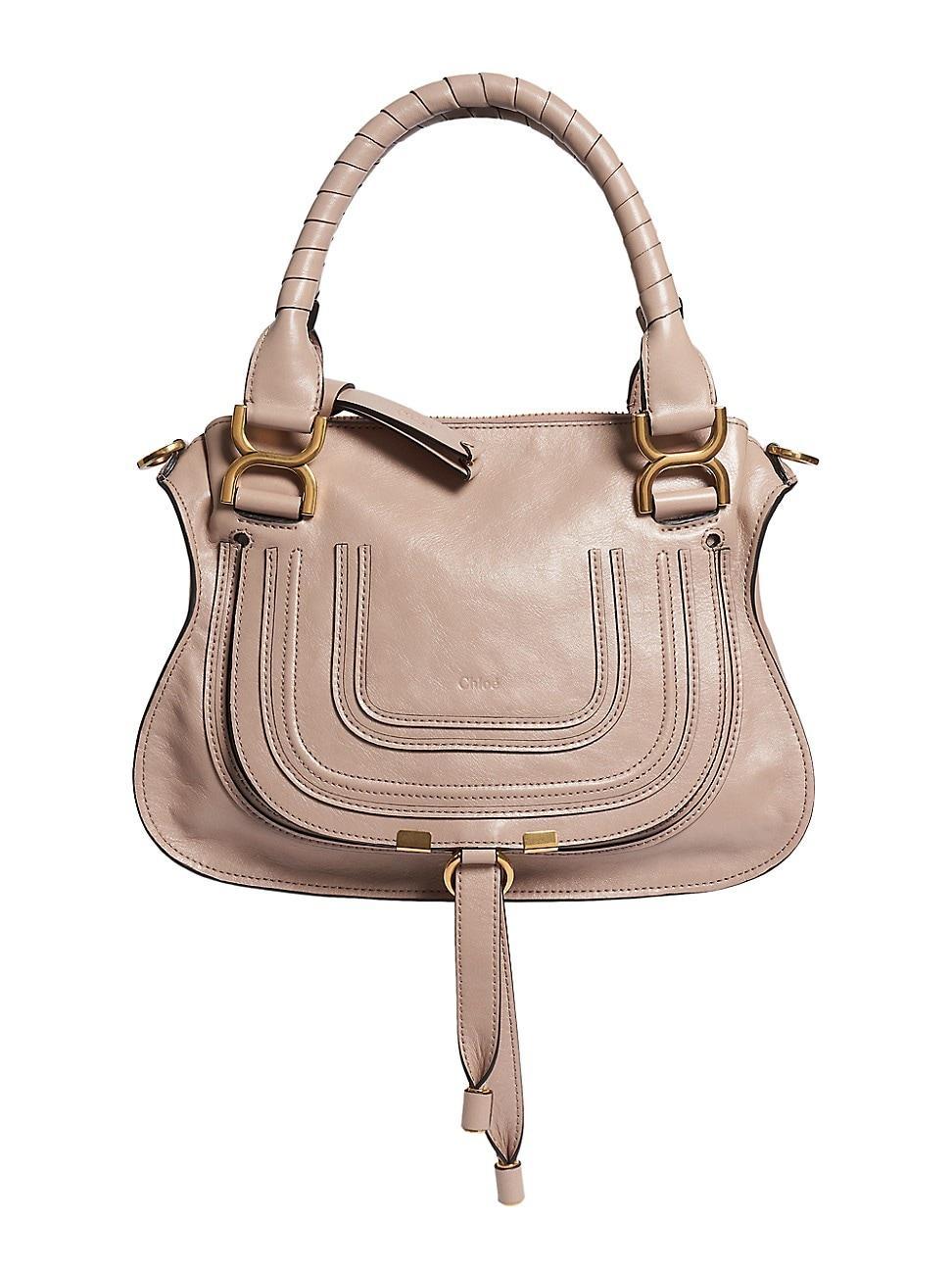 Womens Marcie Small Leather Satchel Product Image