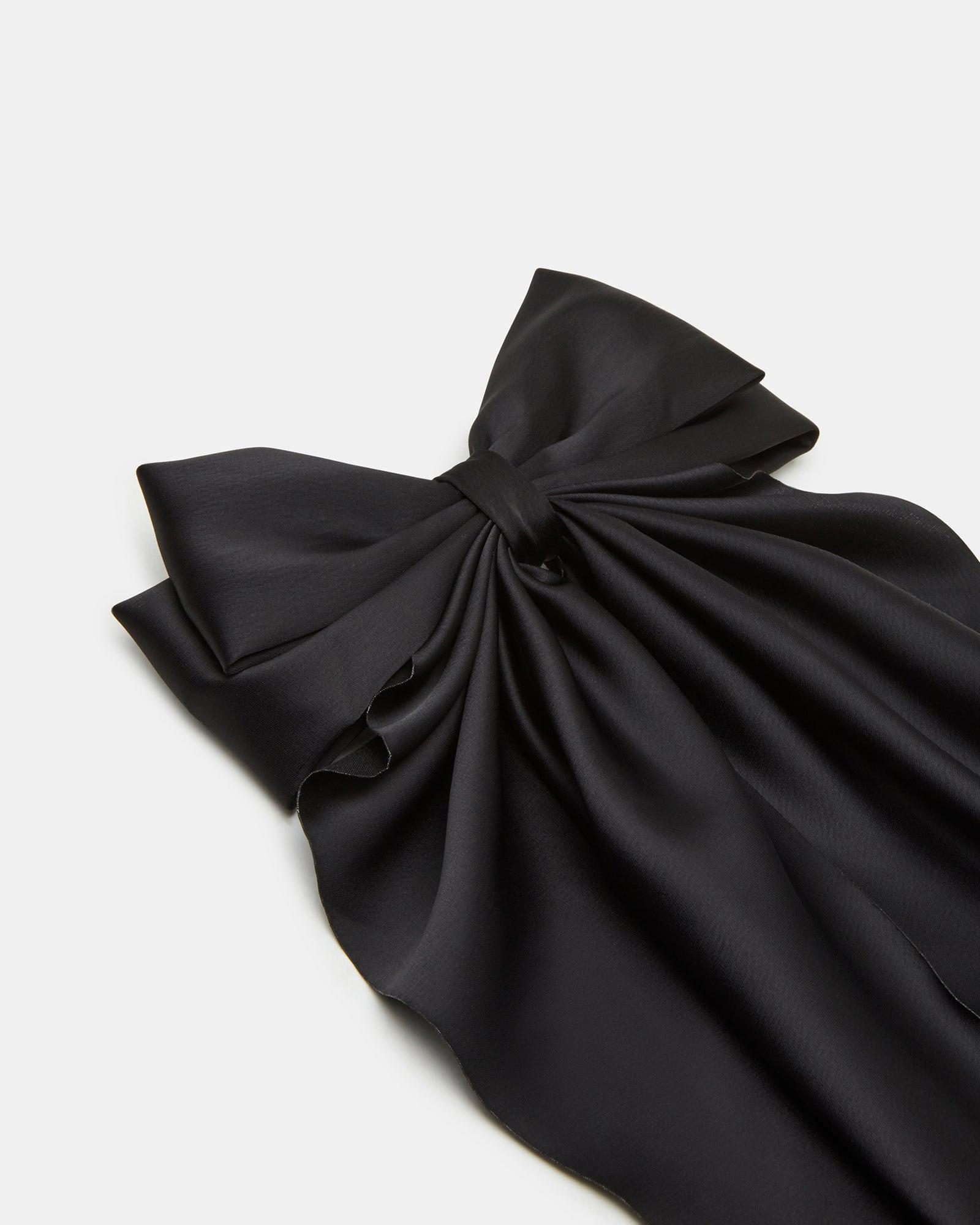 SATIN HAIR BOW BLACK Female Product Image