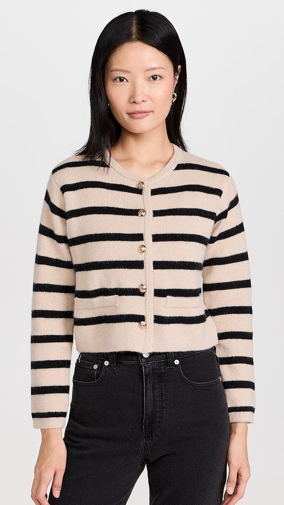 Line & Dot Benni Stripe Cardigan | Shopbop Product Image