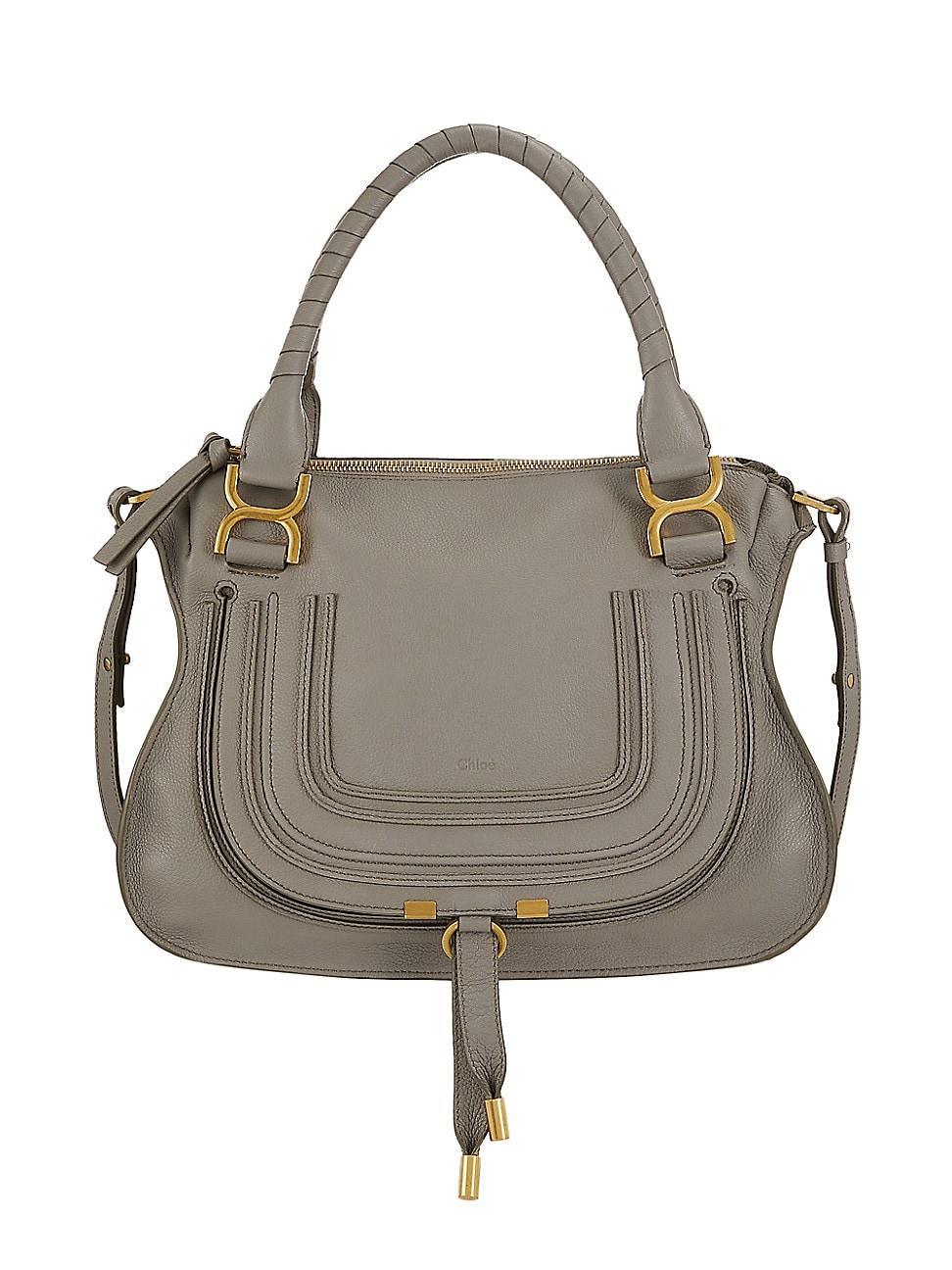 Chlo Medium Marcie Calfskin Leather Satchel Product Image