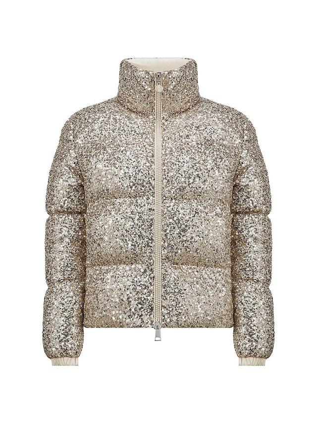 Womens Anternes Sequined Down Jacket Product Image