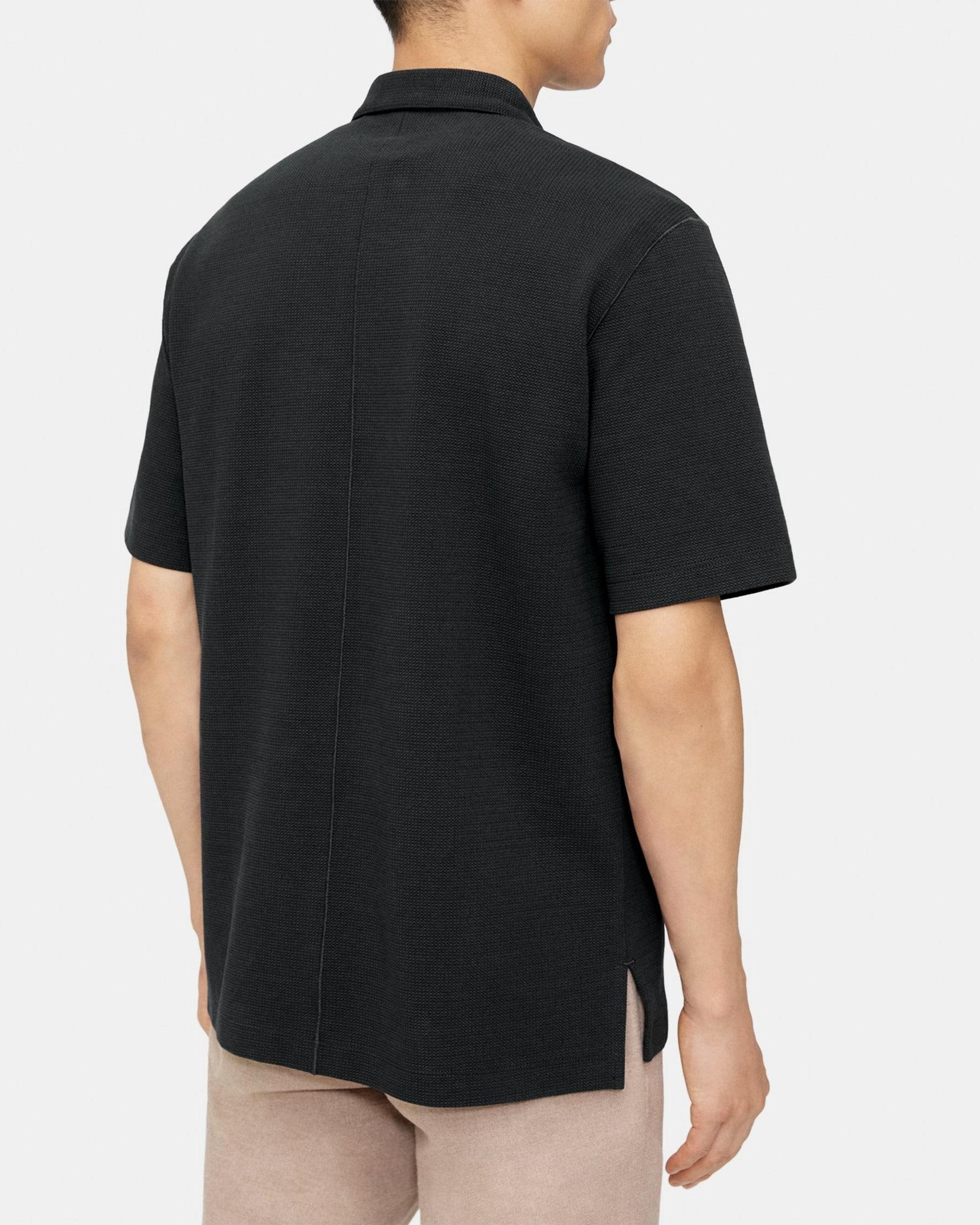 Ryder Short-Sleeve Polo in Waffle Knit Product Image