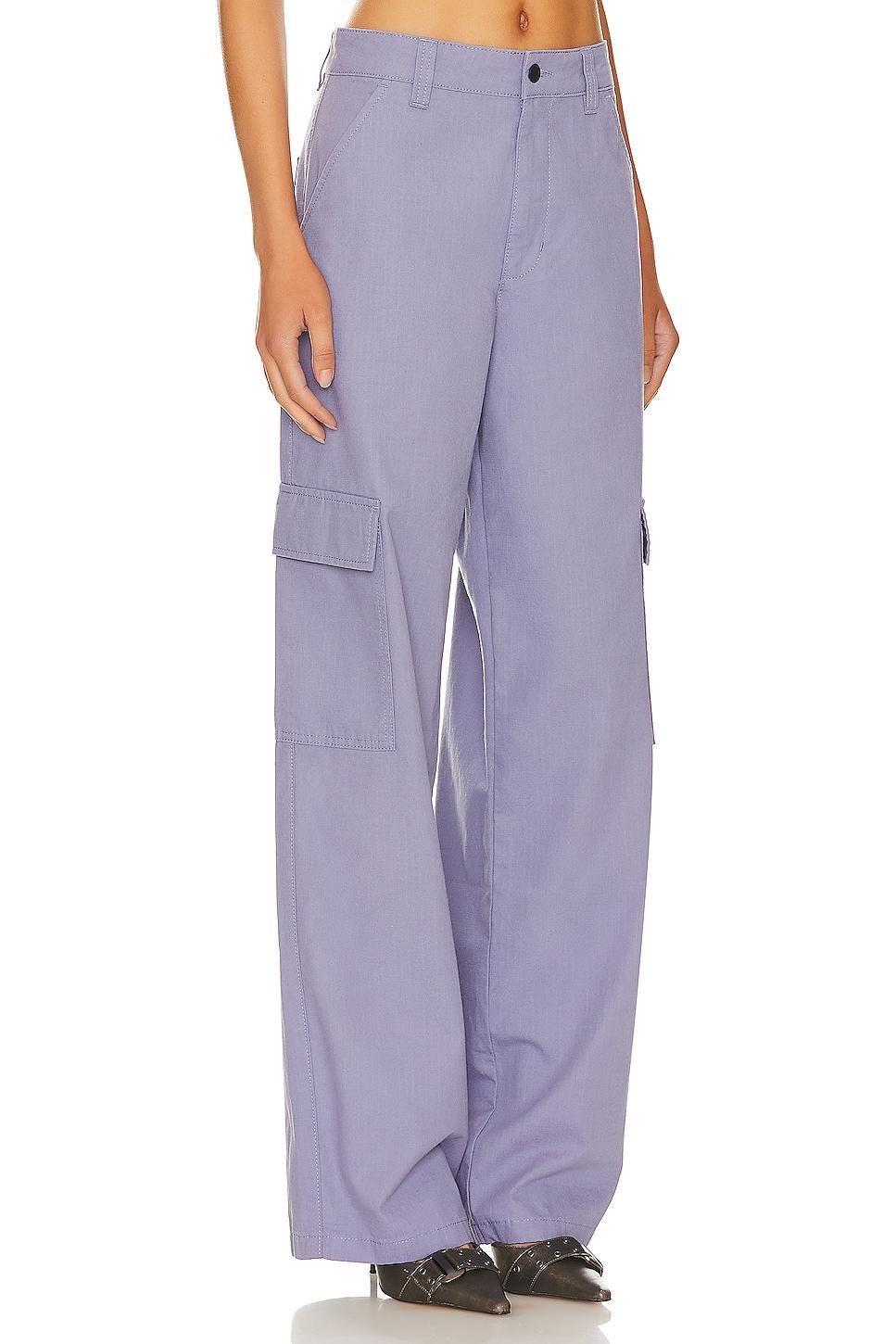 Donna Cargo Wide Leg Dr. Denim Product Image