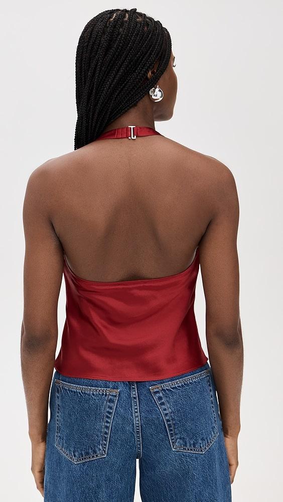 Reformation Clarissa Silk Top | Shopbop Product Image