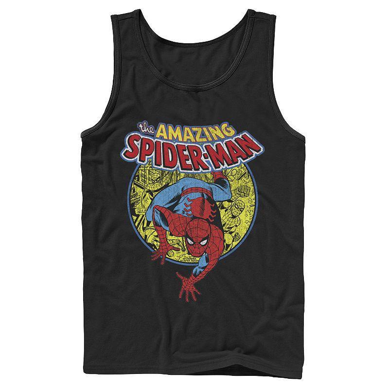 Mens Marvel Amazing Spider-Man Vintage Comic Tank Top Product Image