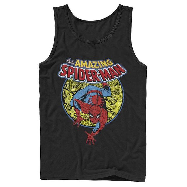 Mens Marvel Amazing Spider-Man Vintage Comic Tank Top Product Image