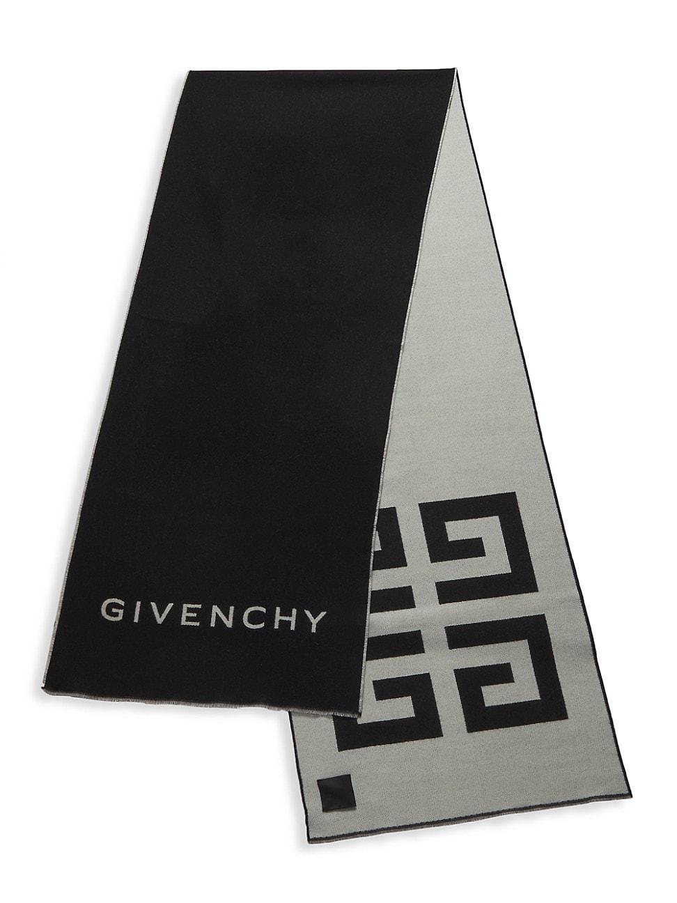 Mens Logo Wool-Blend Scarf Product Image