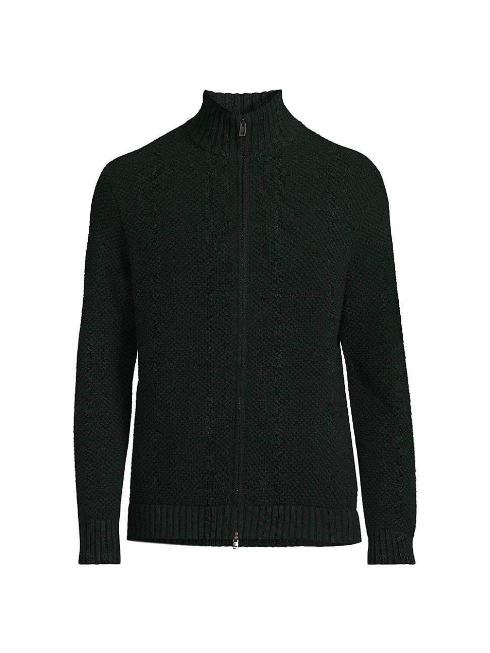 Men's Macro-Pique Zip Sweater Product Image