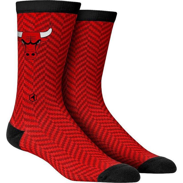 Mens Rock Em Socks Chicago Bulls Herringbone Dress Socks Product Image