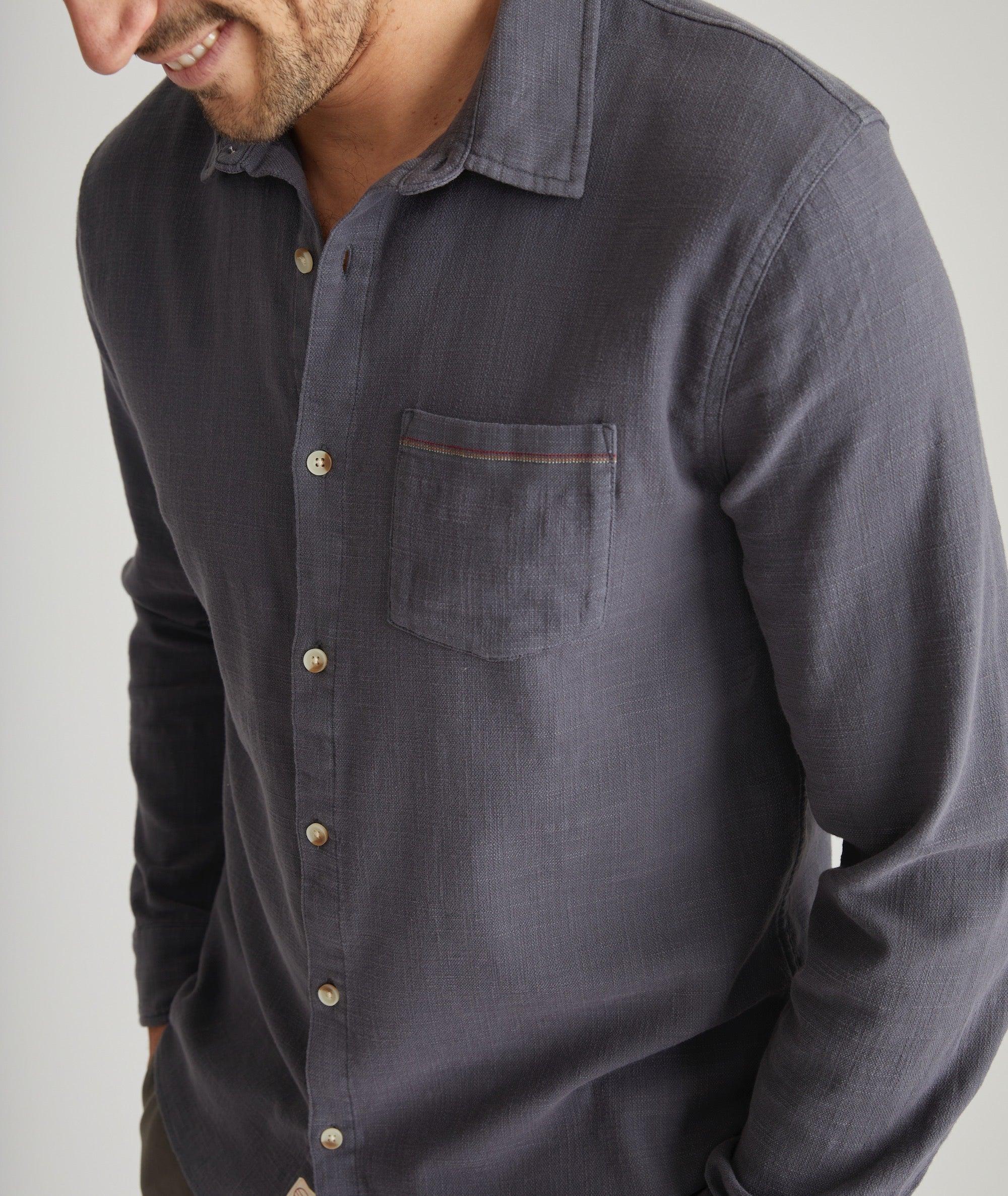 Stretch Selvage Long Sleeve Shirt Product Image