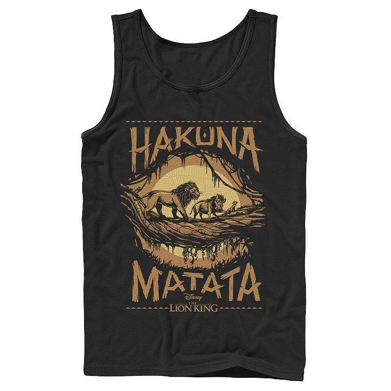 Mens Disney The Lion King Live Action Hakuna Matata Sunset Poster Tank Product Image