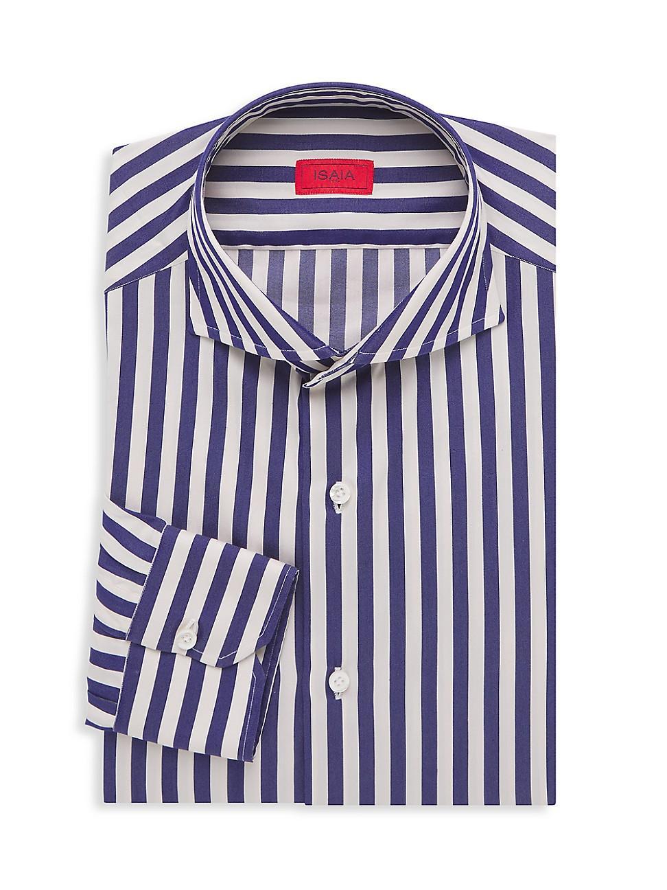 Mens Striped Dress Shirt Product Image