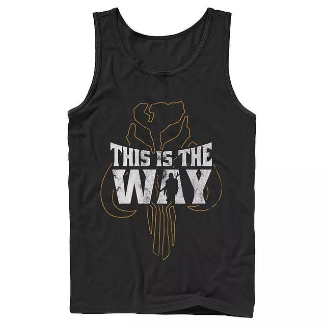 Mens Star Wars The Mandalorian This Is The Way Mythosaur Overlay Tank Top Product Image