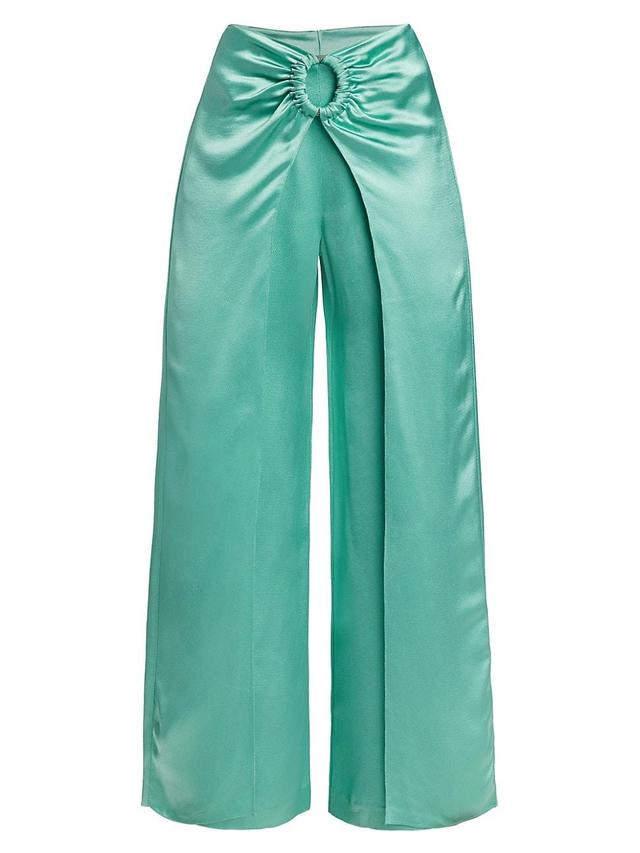 Womens Belma Satin Circle Insert Pants Product Image