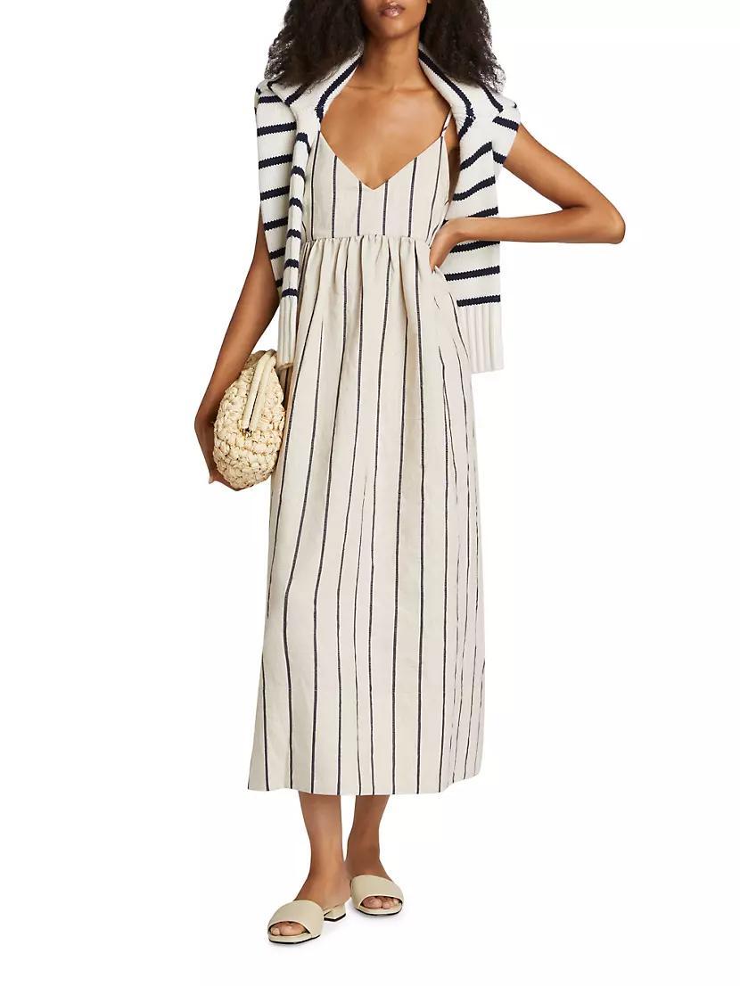 Cove Linen-Blend Maxi Dress Product Image