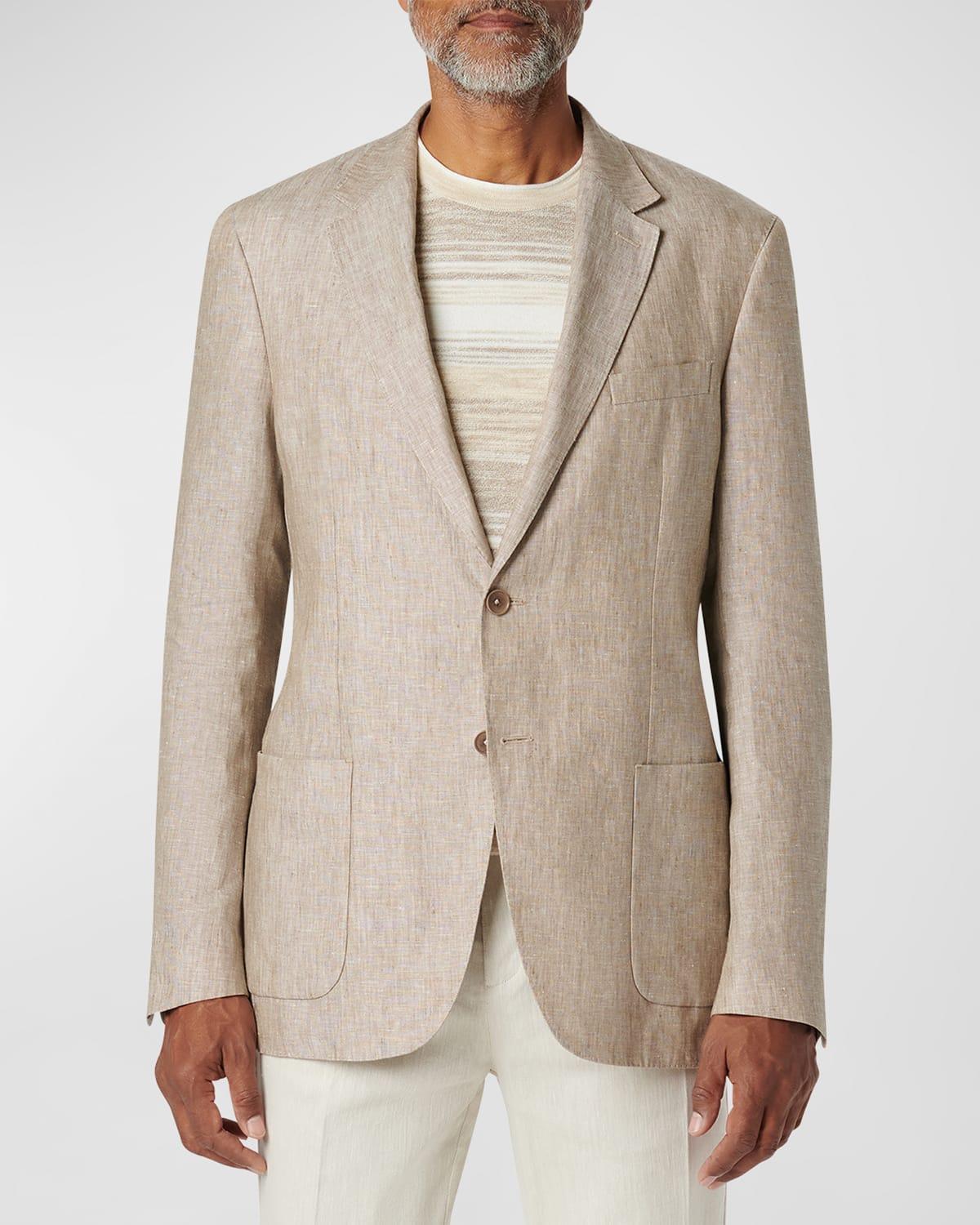 Mens 2-Button Linen Blazer Product Image