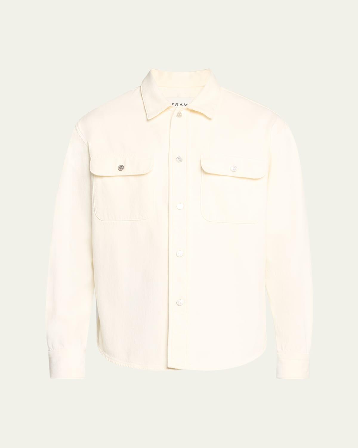 Mens Cotton Terry Overshirt Product Image