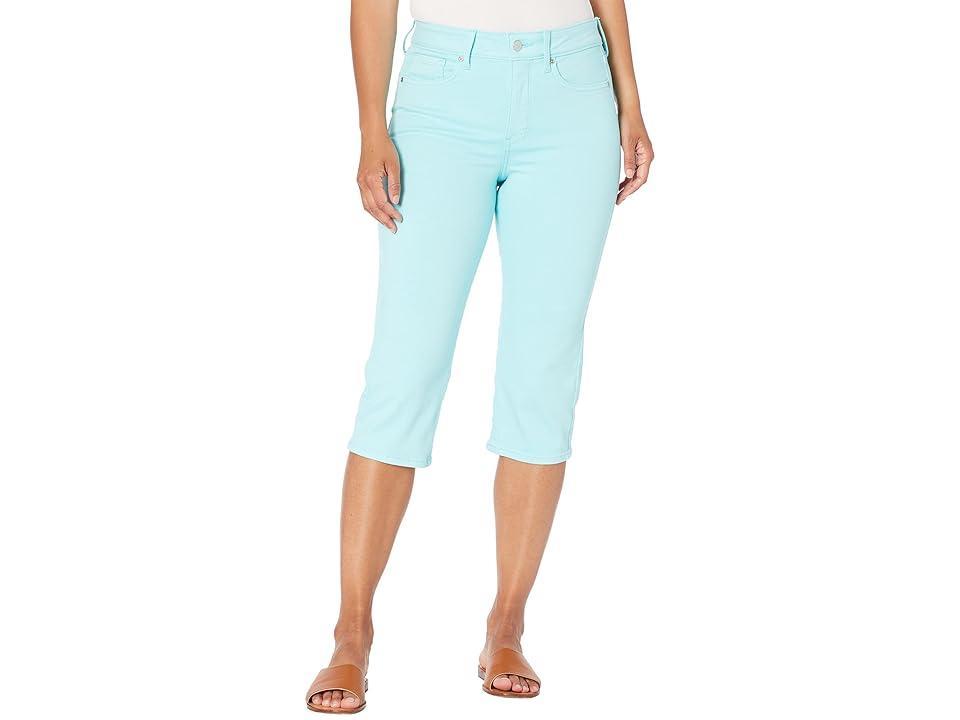 NYDJ Petite Thigh Shaper Crop Jeans in Topaz (Topaz ) Women's Jeans Product Image