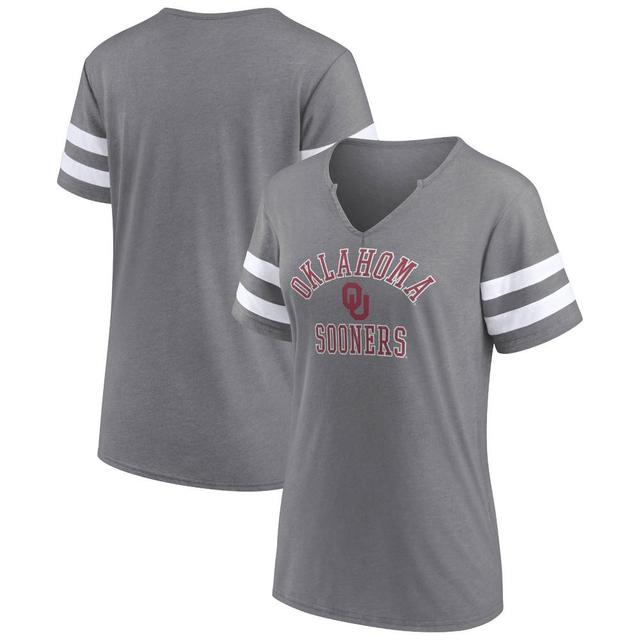 NCAA Oklahoma Sooners Womens V-Neck Notch T-Shirt Product Image