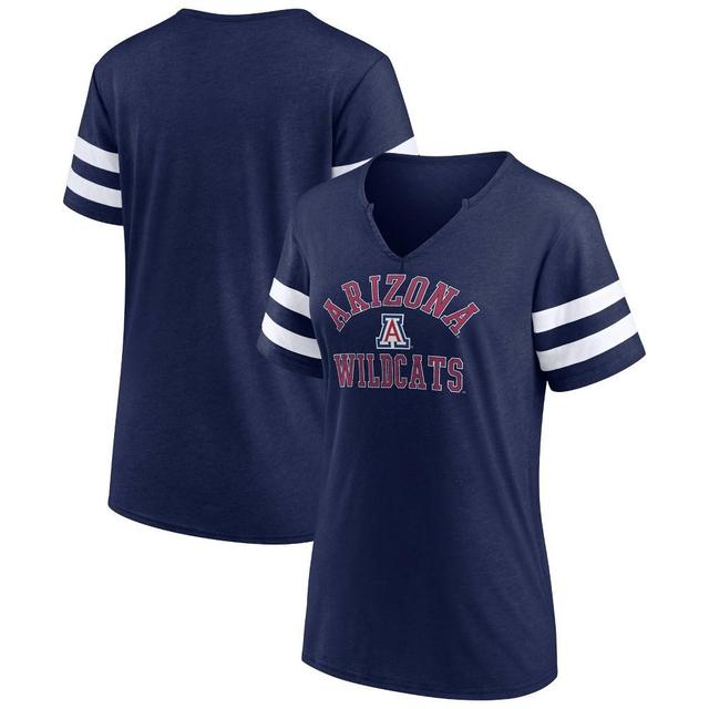 NCAA Arizona Wildcats Womens V-Neck Notch T-Shirt Product Image