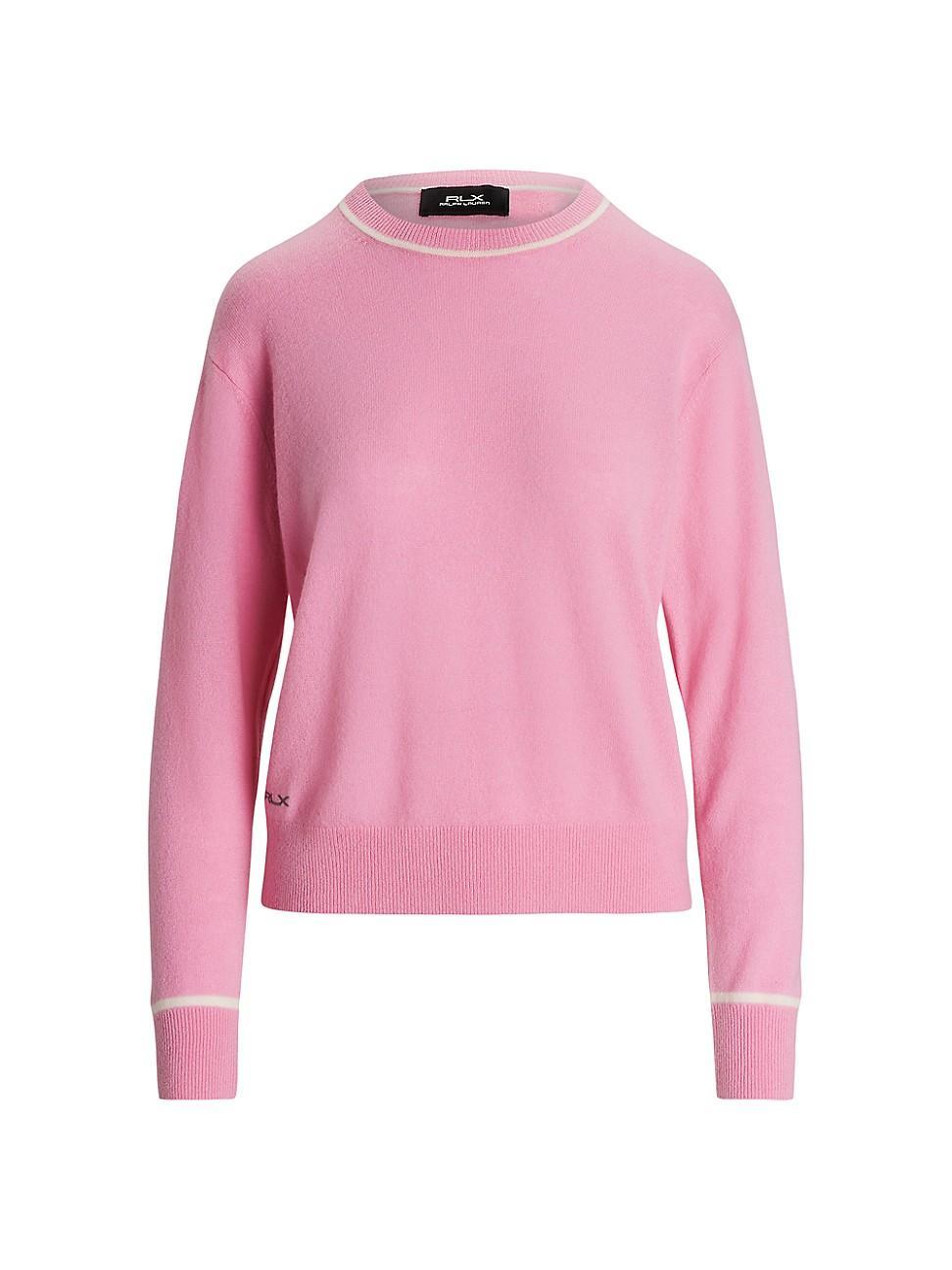 Womens Cashmere Crewneck Sweater Product Image