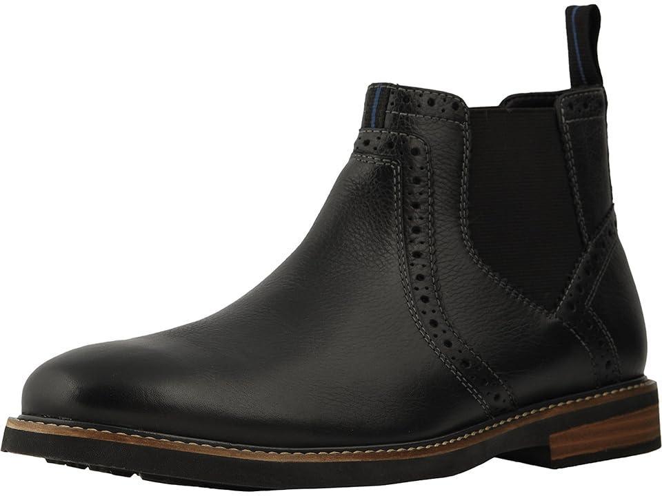 Nunn Bush Otis Plain Toe Chelsea Boot with KORE Walking Comfort Technology Tumbled) Men's Boots Product Image