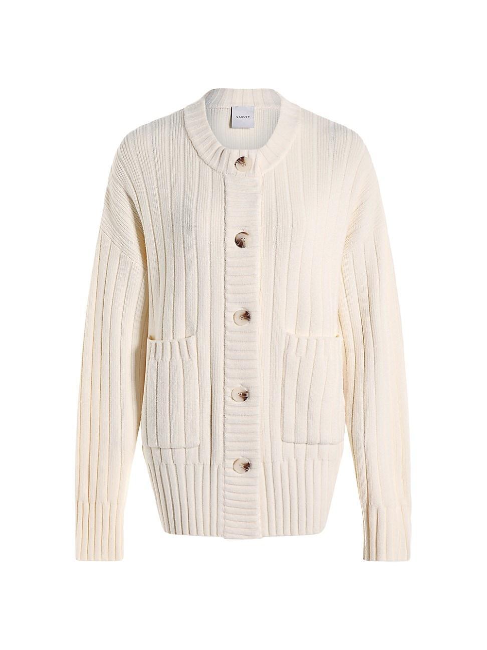 Womens Pensdale Relaxed Chunky-Knit Cardigan product image