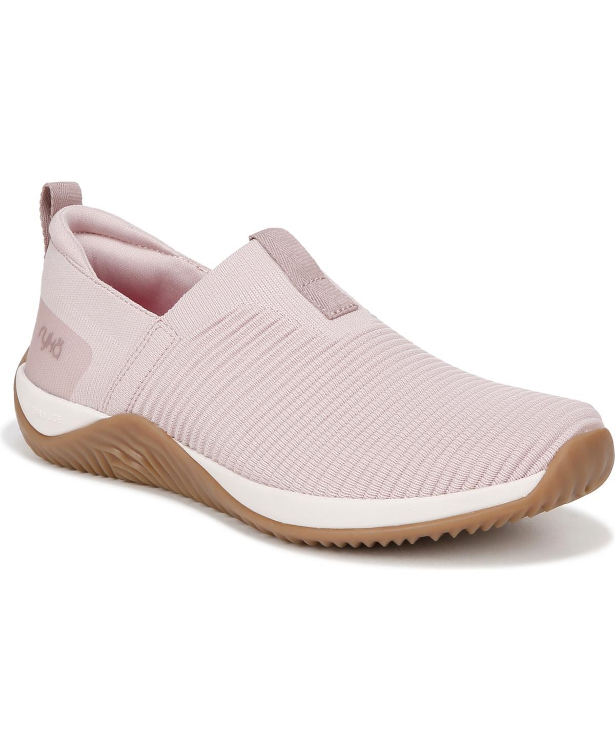 Ryka Echo Knit Womens Slip-on Sneakers Purple Taupe Product Image