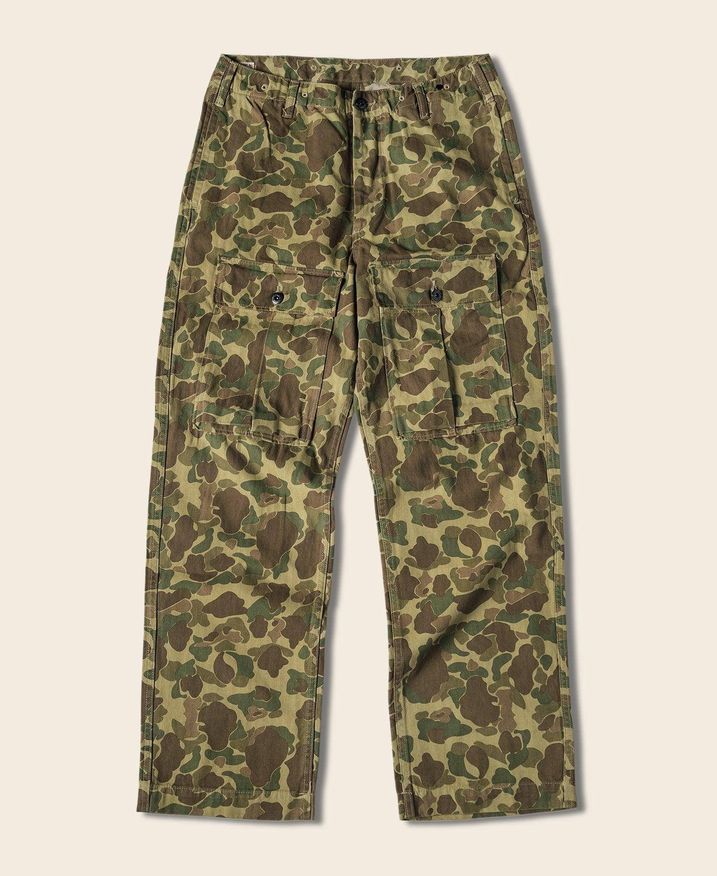 US Army M-1943 Herringbone Cotton Camouflage Pants (Modified) Product Image