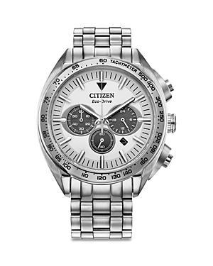 Citizen Mens Carson Chronograph Two Tone Stainless Steel Bracelet Watch Product Image