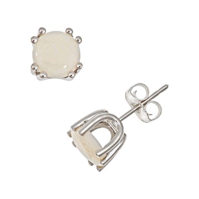 Opal (1-5/8 ct. t.w.) Stud Earrings in Sterling Silver Product Image