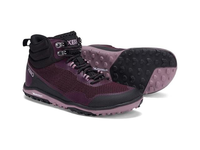 Xero Shoes Scrambler Mid (Black/Fig) Women's Hiking Boots Product Image